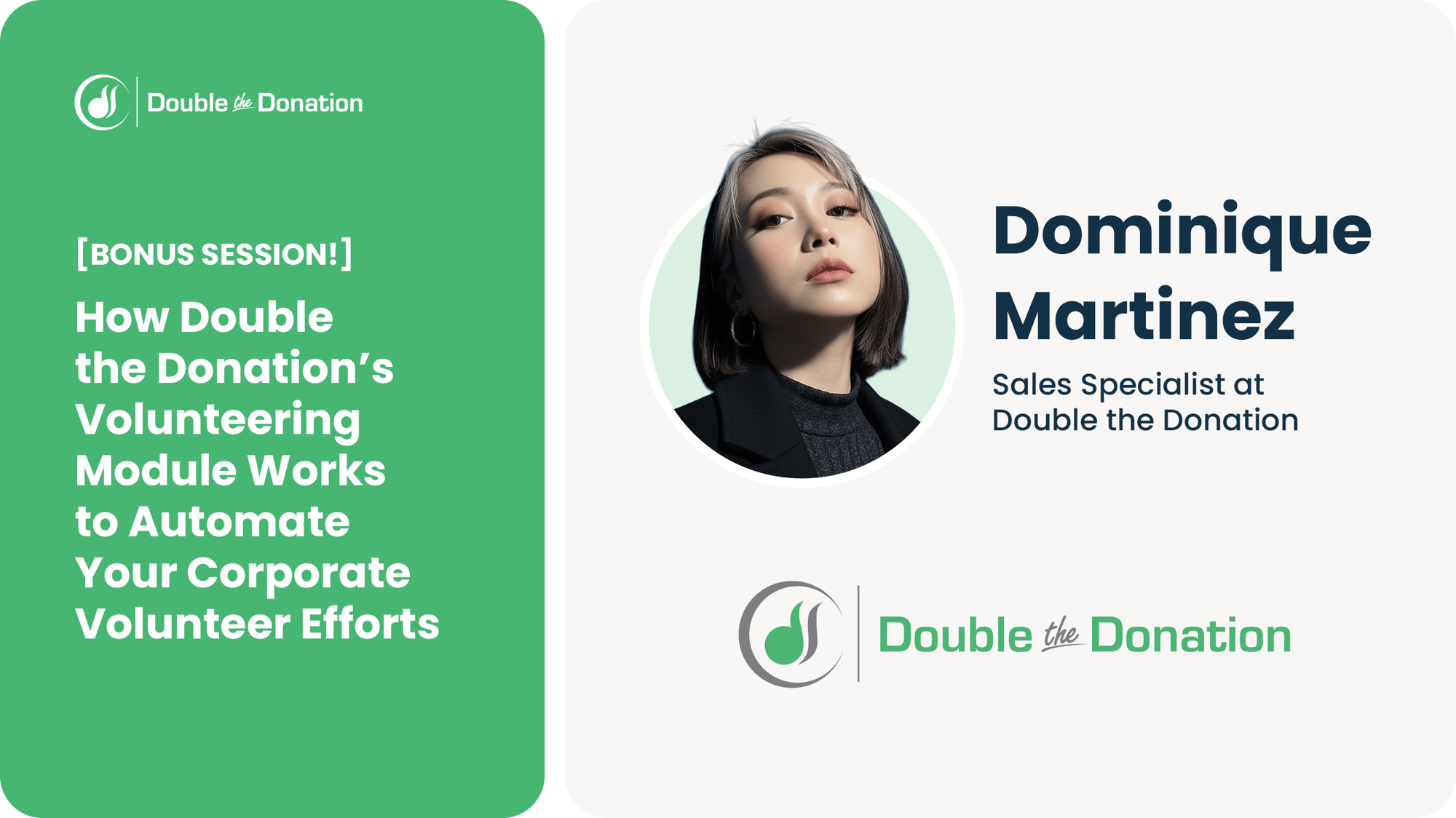 [Bonus Session!] How Double the Donation’s Volunteering Module Works to Automate Your Corporate Volunteer Efforts