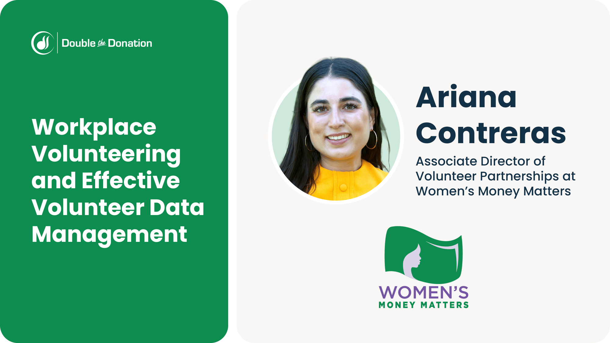 Workplace Volunteering and Effective Volunteer Data Management