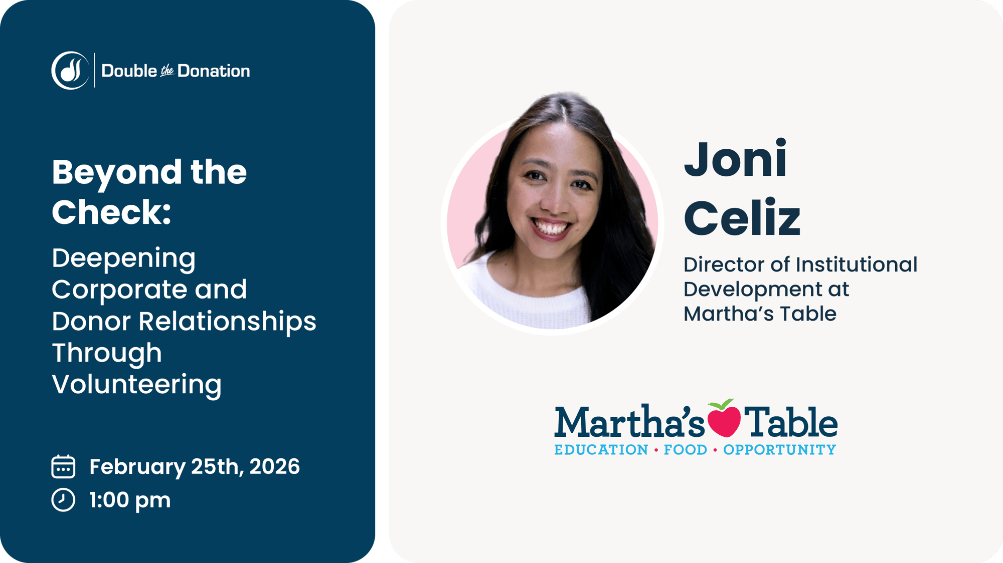 Beyond the Check- Deepening Corporate and Donor Relationships Through Volunteering