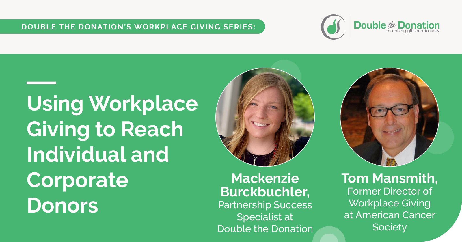 Using Workplace Giving to Reach Individual and Corporate Donors (1)